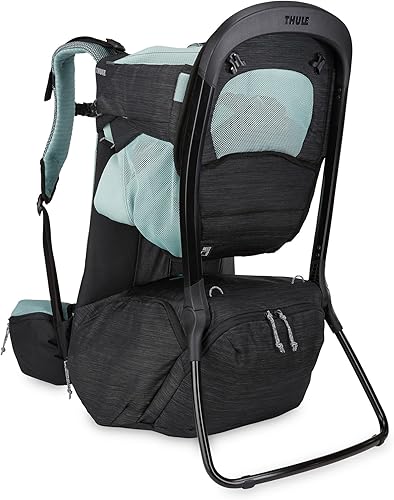 Thule Sapling Child Carrier Backpack - Machine Washable Seat - Self-Standing Frame - Adjustable padded straps for parents - Ergonomic seat with under-leg support for child - UPF 50 Sunshade - Jamouz
