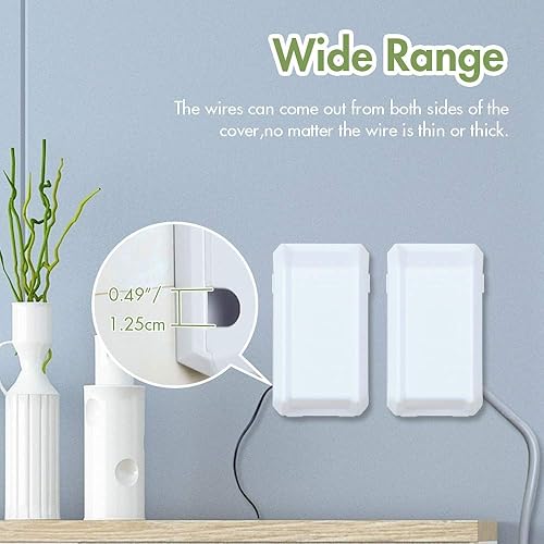 EUDEMON Baby Safety Electrical Outlet Cover Box Childproof Large Plug Cover for Babyproofing Outlets Easy to Install & Use (1 Pack,Transparent) - Jamouz