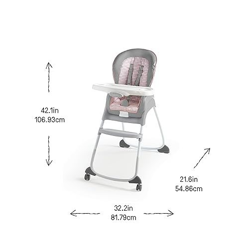 Ingenuity Full Course 6-in-1 High Chair - Baby to 5 Years Old, 6 Convertible Modes, 2 Dishwasher Safe Trays - Astro, 13108 - Jamouz