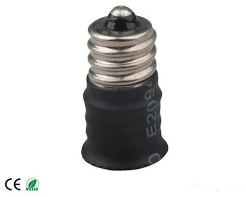 E-Simpo 10pcs E12 to E12 Candelabra Lamp Socket Adapter Extender,America Standard LED Chandelier Lamp Socket E12 to E12 Adapter (10pcs E12 to E12 Extender) - Jamouz