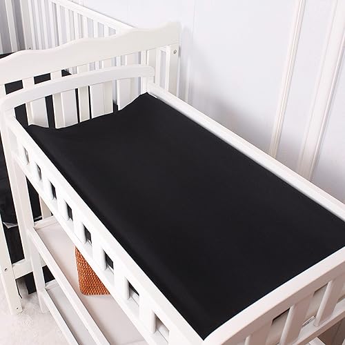 CaSaJa Navy Diaper Changing Pad Cover with Strap Holes Set of 3, Snug Fit 4-Sided Contoured Changing Table Pad 16x31 16x32, Fitted Change Pad Sheet for Baby Boy, 100% Silky Soft Microfiber - Jamouz