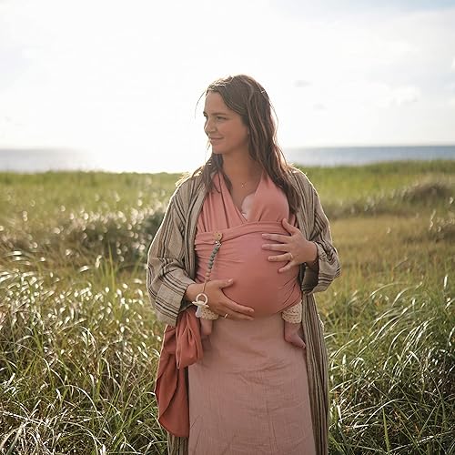 mushie 100% Silicone Baby Pacifier Clip BPA Free | Eva (Mauve) - Jamouz