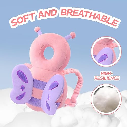 Baby Head Protector Backpack: Alarm Function,Adjustable and Ultra-Light(Bee) - Jamouz