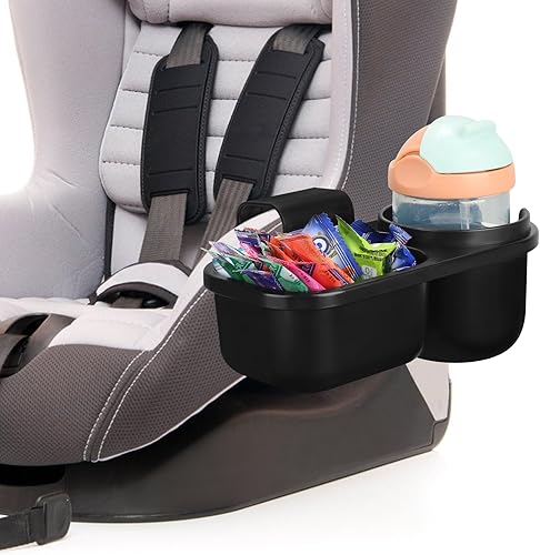 Accmor Child Cup Holder Snack Tray for Convertible Car Seats, Stroller Walker Universal Cup Holder Tray for Car Seat, Child Cup Holder Compatible with Most Car Seat Models - Jamouz