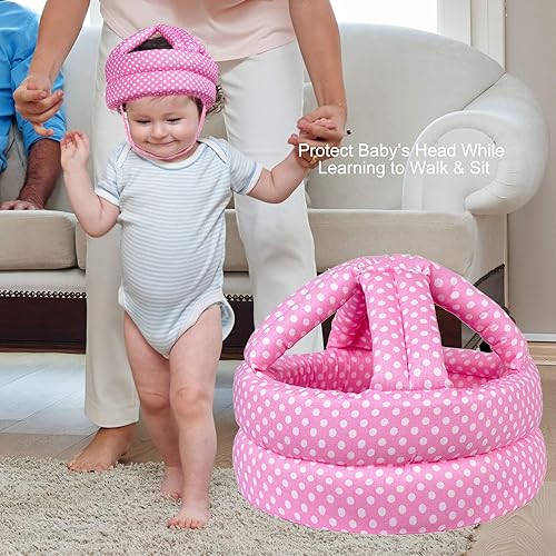 Baby Helmet for Crawling Walking Soft Cushion No Bumps - Jamouz