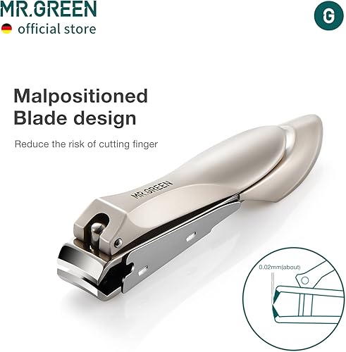 MR.GREEN Baby Safety Nail Clippers Nail Care Clippers Fingernail Cutter Newborn Baby Convenient Nail File Manicure Tools (Baby Nail Clipper) - Jamouz