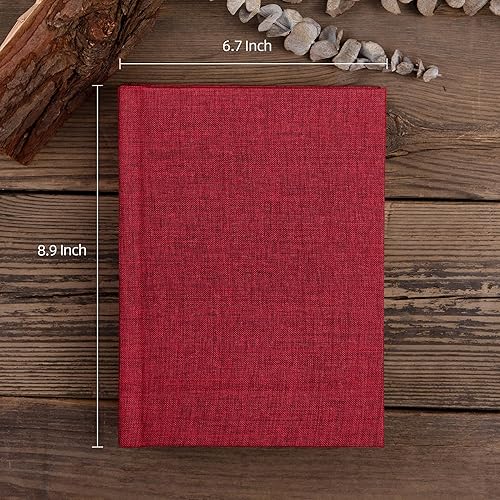 Small 4x6 Photo Album with Writing Space Holds 30 Photos Ideal for Wedding Theme-Album and Baby Photo Album (Beige) - Jamouz