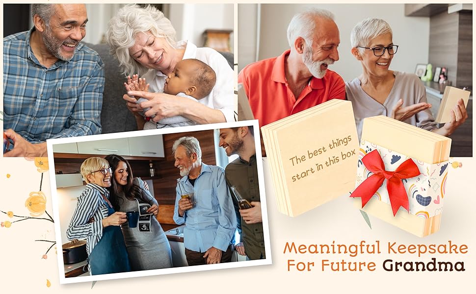 Baby Announcement box for grandma