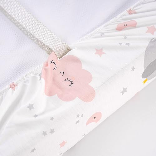 TILLYOU Changing Pad Cover Set 2 Pack and Changing Pad Liners 6 Pack - Jamouz