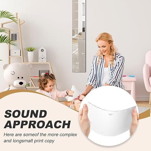 Growth Chart Mirror for Wall 2025 New Puzzle Mirror Growth Chart, Children's Growth Chart for Wall Mirror, Kids Height Measuring Mirror Height Ruler for Nursery Bedroom Playroom Decor (A) - Jamouz