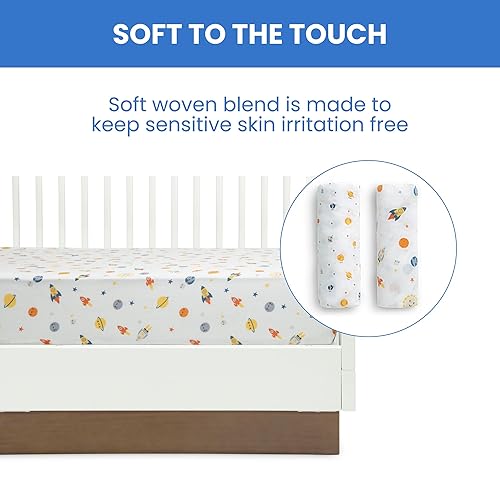 Delta Children 100% Cotton Flannel Baby Receiving Blankets for Girls and Boys – 30x30 Inches (Pack of 2), Safari Friends - Jamouz