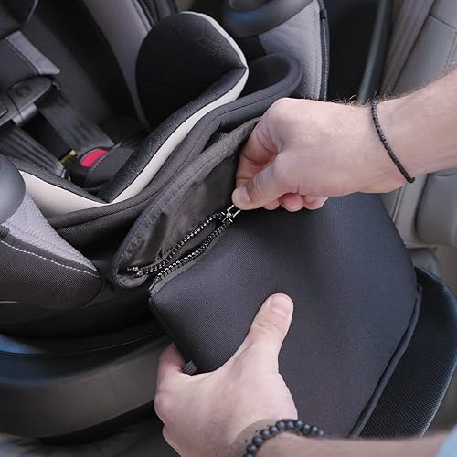 Evenflo Convertible Car Seat w/ 360 Degree Rotation & 3 Modes, Revolve360, Revere Gray - Jamouz