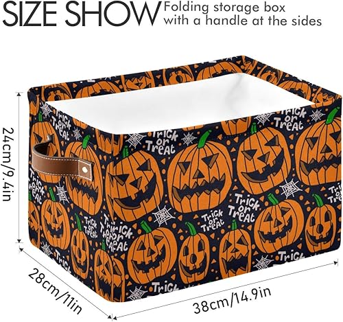 Rectangular Storage Bin Yellow Rubber Duck Basket with Handles - Organizer Bin for Toys, Books, Laundry Basket for Kids/Pets, Playroom - Jamouz