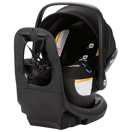 Diono LiteClik30 XT SafePlus Infant Car Seat and Base, Rear-Facing for Infants 4-30lbs, SafePlus Engineering, with Infant Insert, UPF 50+ Sunshade (Pink Cotton Candy) - Jamouz