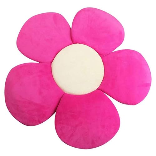 Baby Bath Lotus Cushion Sink Bather Petal Newborn Bathtub Mat Bathing Tub Seat Support Lounger Flower Bathing Pad Non-Slip Safety Sink Insert Tub Hot Pink - Jamouz