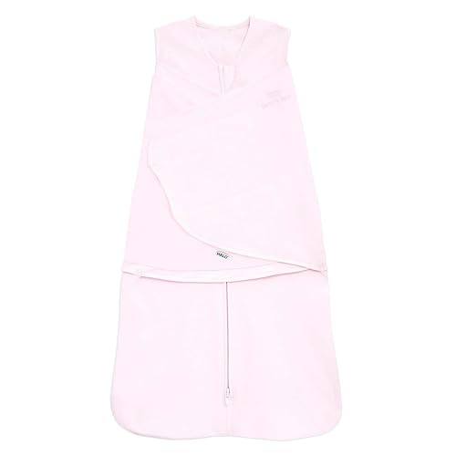 HALO 100% Cotton Sleepsack Swaddle, 3-Way Adjustable Wearable Blanket, TOG 1.5, Baby Blue, Newborn, 0-3 Months - Jamouz