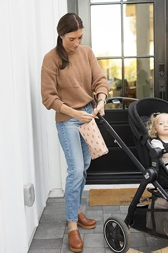 Tiny Twinkle Portable Diaper Changing Pad, Foldable Waterproof Baby Change Pad for Newborn Girl & Boy with Smart Wipes Pocket (Beige Checkers) - Jamouz