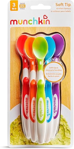 Munchkin® Soft Tip™ Baby Spoons, BPA Free, 12 Pack - Jamouz