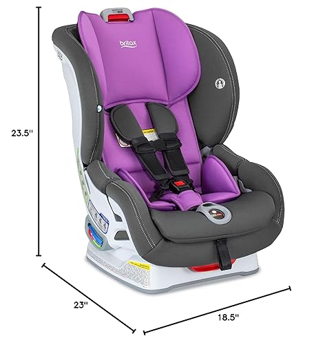 Britax Marathon Clicktight Convertible Car Seat, Mod Purple SafeWash - Jamouz