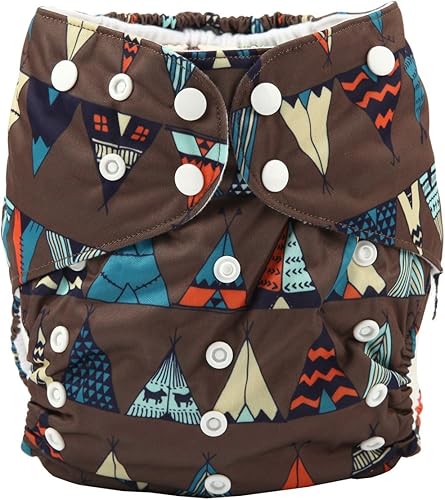 2 to 7 Years Old Junior Big Cloth Diaper Pocket Reusable Baby Kids Toddler (Be Brave) - Jamouz