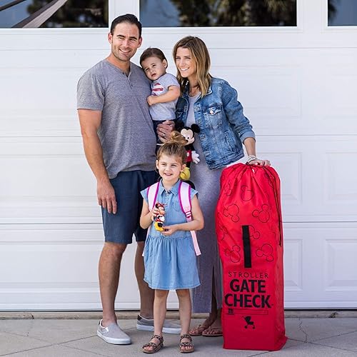 J L Childress Stroller Gate Check Bag - Red - Jamouz