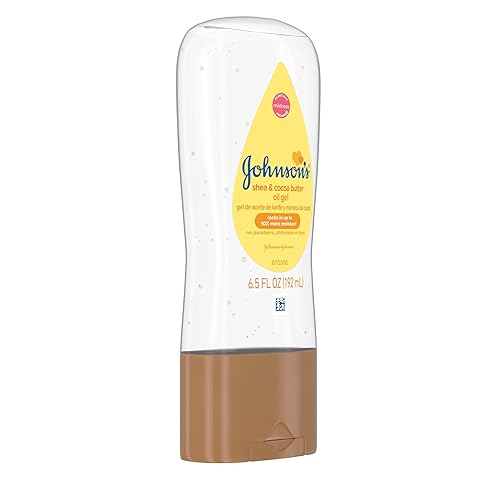 Johnson's Baby Oil, Mineral Oil Enriched with Shea & Cocoa Butter to Prevent Moisture Loss, Hypoallergenic, 20 fl. oz - Jamouz