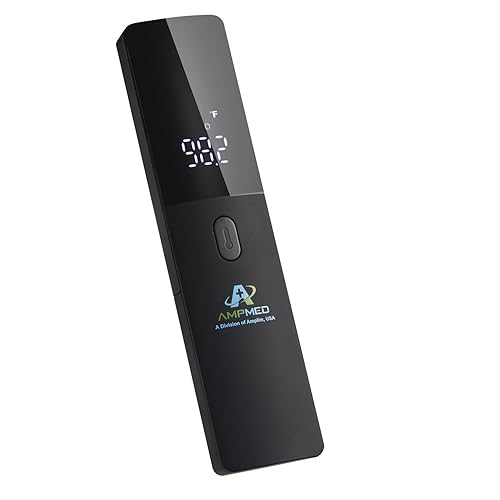 Amplim No-Touch Forehead Thermometer for Adults and Kids, Non-Contact Digital Baby Thermometer for Infants/Newborns. Medical Grade Touchless Temporal Thermometer for Fever, FSA HSA Eligible - Jamouz