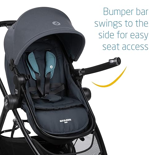 Maxi-Cosi Zelia 5-in-1 Modular Travel Stroller in Slate Blue - Jamouz