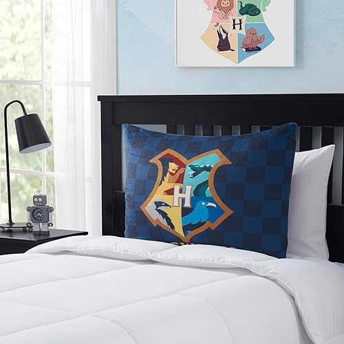 NORTHWEST Kids Reversible Pillow (w/Removeable Shell), 20 in x 30 in, Hello Kitty - Jamouz