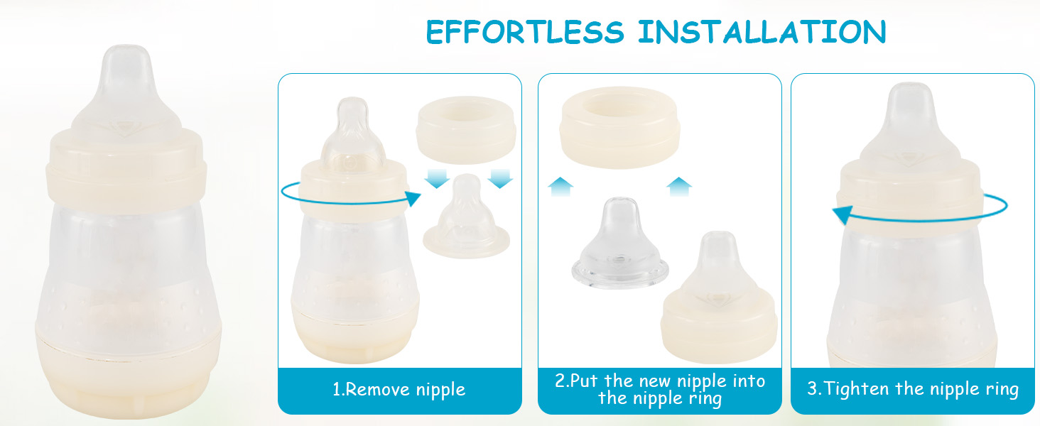 Sippy Cup Nipples for Mam Baby Bottles