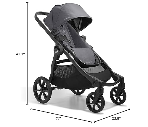 Baby Jogger City Select 2 Single-to-Double Modular Travel System, Includes City GO 2 Infant Car Seat, Radiant Slate - Jamouz
