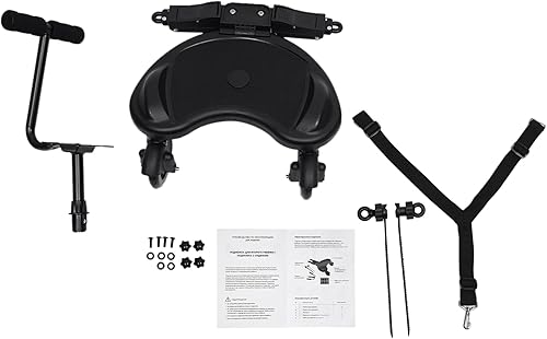 Universal 2-in-1 Stroller Board with Detachable Seat,Buggy Board Suitable for 2 to 6 Years 25 Kg Maximum Load,Toddler Stroller Attachment Step Stand Ride-On Pedal - Jamouz