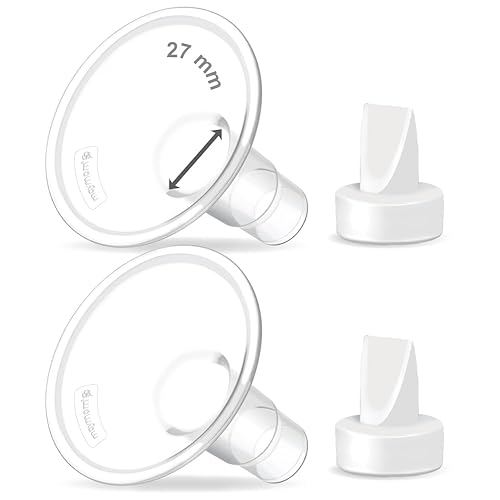Maymom Pump Valve & MyFit 15mm Shield Compatible with Lansinoh Breast Pump Signature Pro/Smartpump/Manual Breast Pump. Replace Lansinoh Pump Valve. Not Original Lansinoh Pump Part - Jamouz
