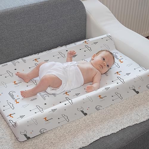 Stretchy Changing Pad Covers for Boys Girls,2 Pack Jersey Knit,Elephant & Whale - Jamouz