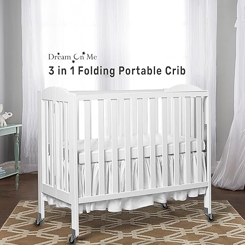 3-in-1 Folding Portable Crib, Natural, Large - Jamouz