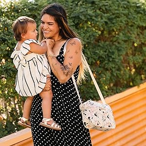 Companion Diaper Clutch - Shimmery Minnie Mouse