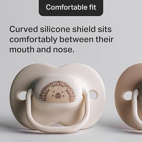 Tommee Tippee Fun Pacifier, 18-36 Months, 6 Pack with a Symmetrical, BPA Free Silicone Nipple - Jamouz
