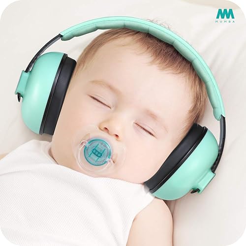 Mumba Baby Ear Protection Noise Cancelling Headphones for Babies and Toddlers Baby Earmuffs - Ages 3-24+ Months - Jamouz
