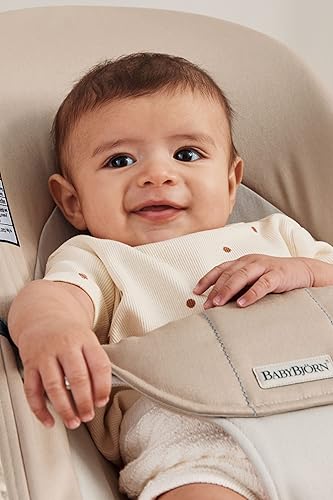 Babybjorn Bouncer Balance Soft, Cotton/Jersey, Khaki/Beige - Jamouz
