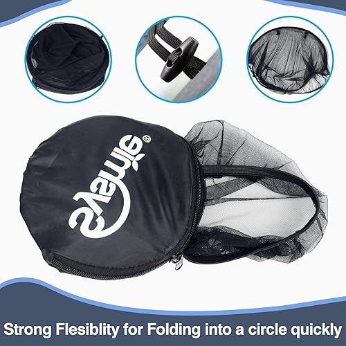 Mosquito Net for Baby Car Seats – Infant Car Seat Insect Mesh Net with Zipper - Universal Fit, Premium Quality: Machine Washable - Gray - Jamouz