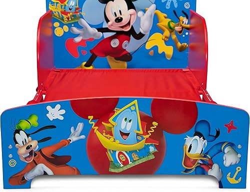 Delta Children - Nick Jr. PAW Patrol Wood and Metal Toddler Bed, Blue - Jamouz