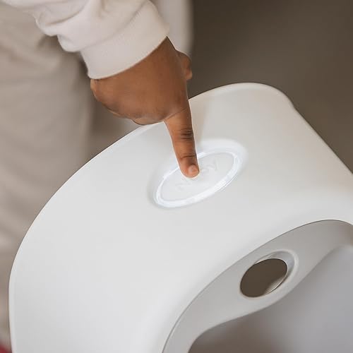 Nuby My Real Potty Training Toilet with Life-Like Flush Button and Sound - 18+ Months - White - Jamouz