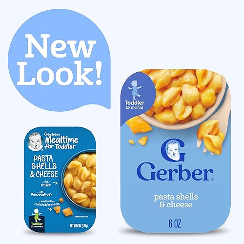 Gerber Mealtime for Toddler Mashed Potatoes & Gravy with Roasted Chicken & Carrots, 6.6 Ounce (Pack of 8) - Jamouz