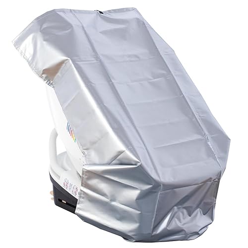 1Pack Baby Car Seat Sun Shade Cover[Portable & Foldable][Blocks Out Heat & Sun]Keeps Your Toddler Baby Seat Cooling, Reflective Baby Seat Covers [Compatible with Most Baby Car Seat] - Jamouz