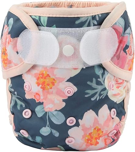 Baby Cloth Diaper Cover Nappy Hook and Loop Double Gusset 6.6lbs to 33lbs (Rabbits Wolves) - Jamouz