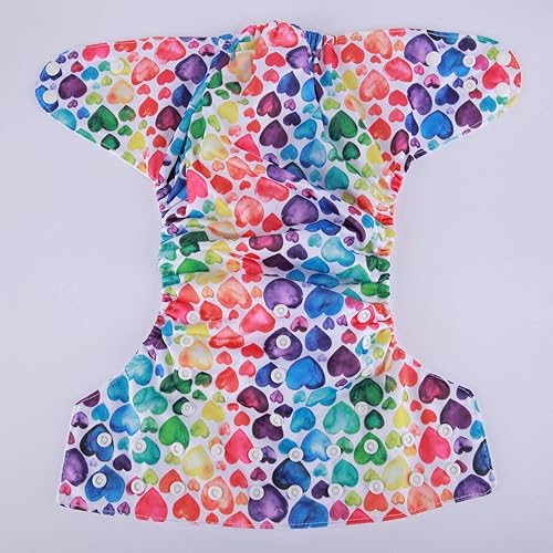 2 to 7 Years Old Junior Big Cloth Diaper Pocket Reusable Baby Kids Toddler (Be Brave) - Jamouz