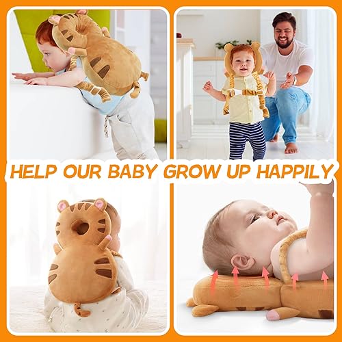 Baby Head Protector Backpack: Alarm Function,Adjustable and Ultra-Light(Bee) - Jamouz