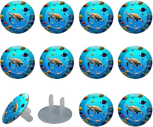 12 PCS Baby Child Proofing Outlet Covers, Electrical Safety Socket Protection Caps for 2-Prong Power Wall Plate Pure Black, czbhg-001 - Jamouz