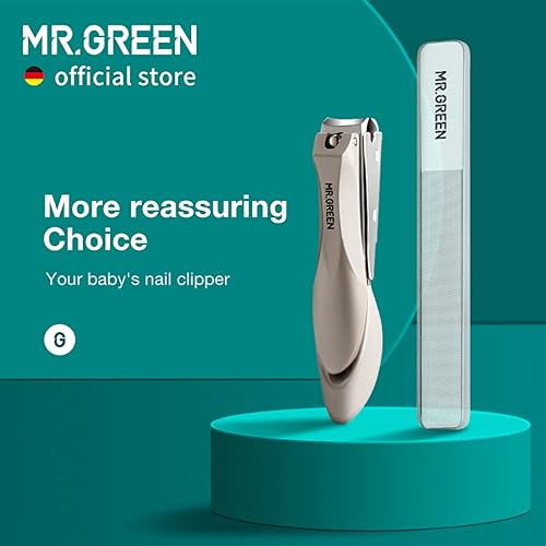 MR.GREEN Baby Safety Nail Clippers Nail Care Clippers Fingernail Cutter Newborn Baby Convenient Nail File Manicure Tools (Baby Nail Clipper) - Jamouz