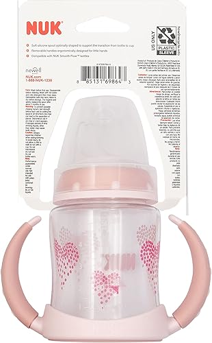 NUK Learner Cup, 6+ Months, Timeless Collection,  Exclusive, 5 Oz, Pack of 2 – BPA Free, Spill Proof Sippy Cup - Jamouz